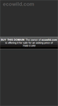 Mobile Screenshot of ecowild.com